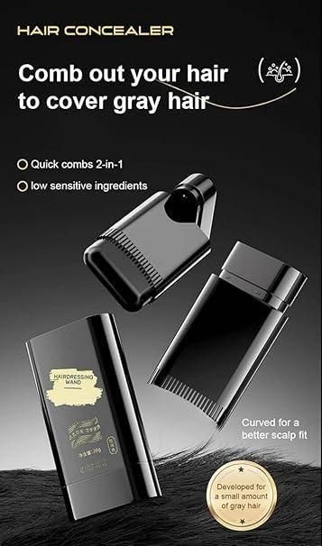 Convenient 2 In 1 Touch-Up Comb Hair Dye